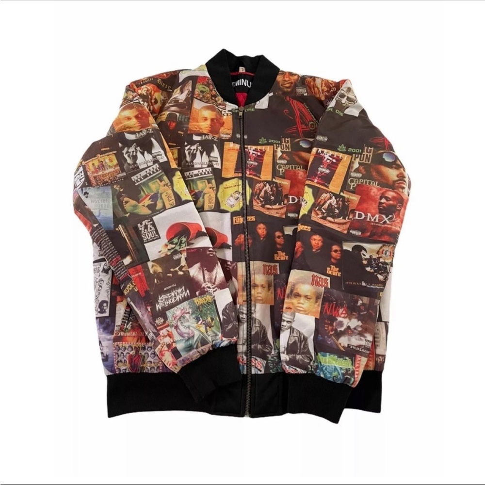 Vintage Hip Hop Bomber Jacket